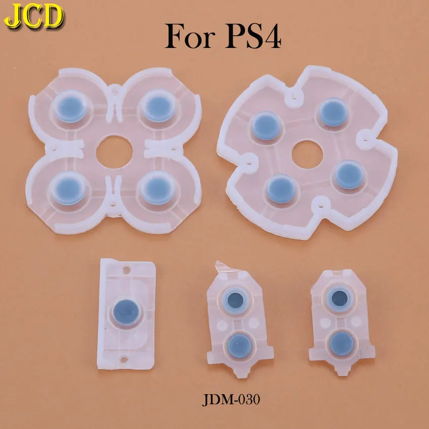 JCD-Juego de piezas de reparación para mando de PS4, JDM-001, 011, 30, goma de silicona conductora, d-pad para PS2, PS3, PS4, PSP1000