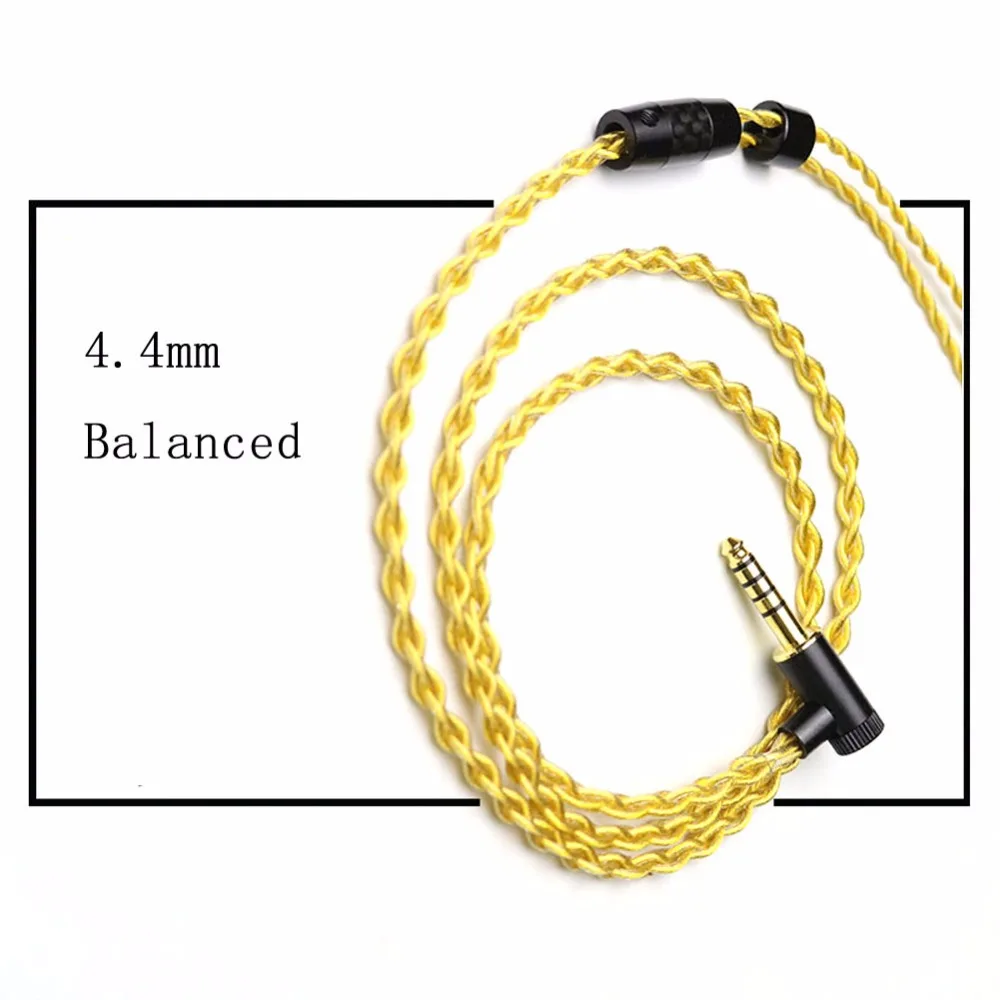 Free Shipping Haldane 1.2Meter 2.5/3.5/4.4mm Balanced  Headphone Upgrade Cable for EX600 EX800 EX1000 EXK MDR7550