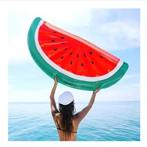 Ring Water Toyfruit Inflatable Watermelon Kid Toy Swam Outdoor Children Float Inflatable Swan Ring Summer Holiday Water Fun 2021