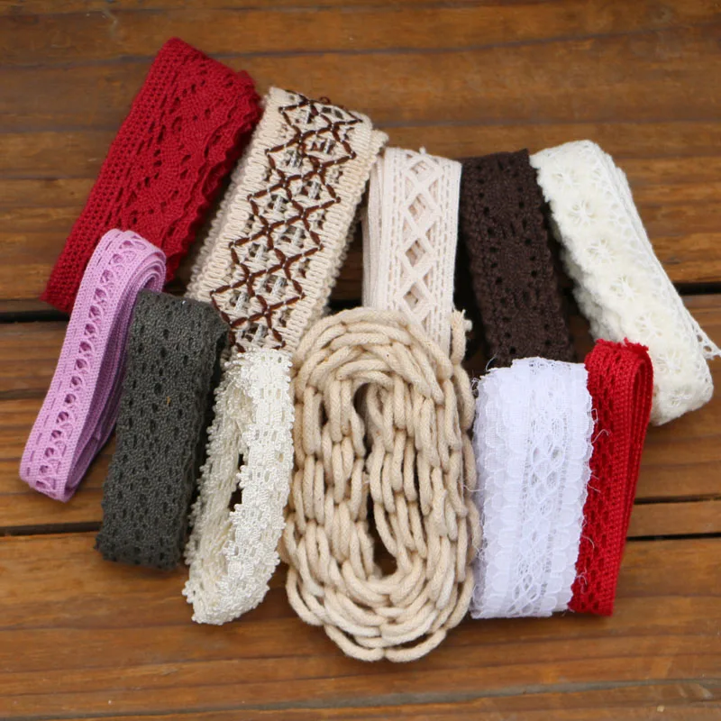 Heat! 5 yards 1cm-5cm cotton lace sewing supplies, DIY jewelry / clothing accessories LACE TRIM