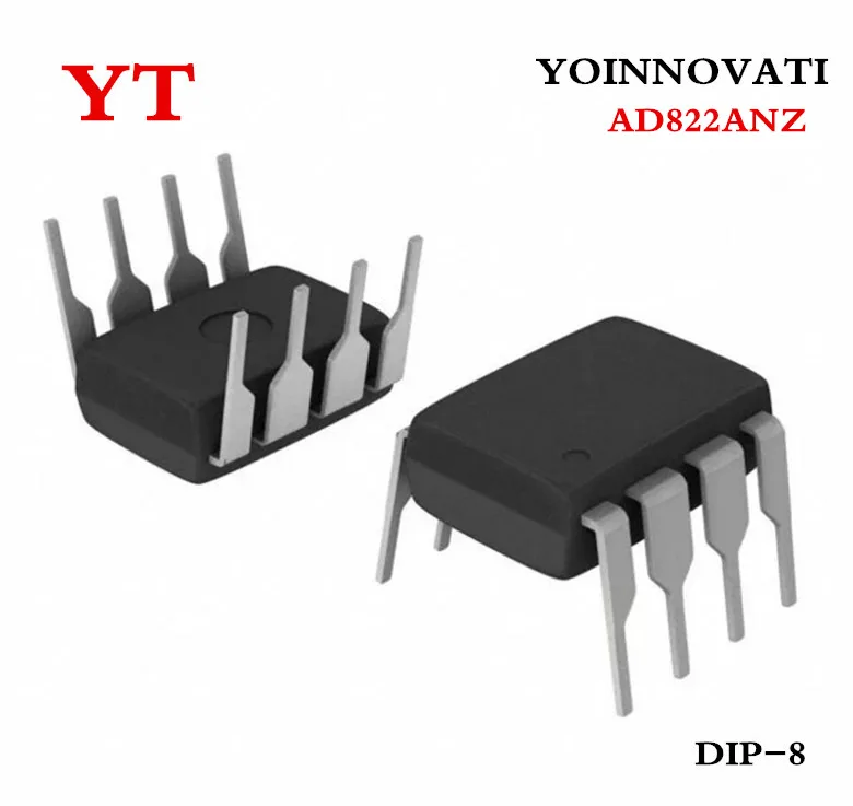 5pcs/Lot AD822ANZ AD822AN AD822 OPAMP GP 1.9MHZ RRO 8DIP IC Best Quality