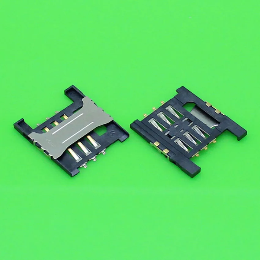 ChengHaoRan 1 Piece Sim card socket for Lenovo A568t A788t K860I A3000-H A5000 reader holder tray socket connector.KA-139