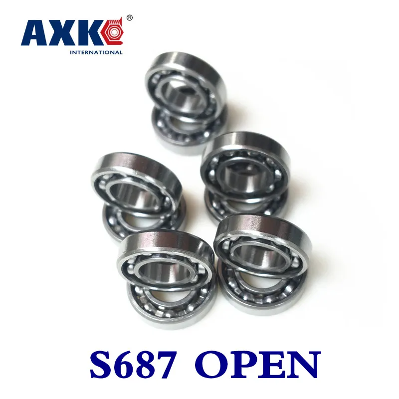 

2023 Real Rodamientos Thrust Bearing Free Shipping 50 Pcs Open Type S687 S687z A5 S687zz W4 2rs Cb A7 Bearings 7x14x3.5 Mm Ball