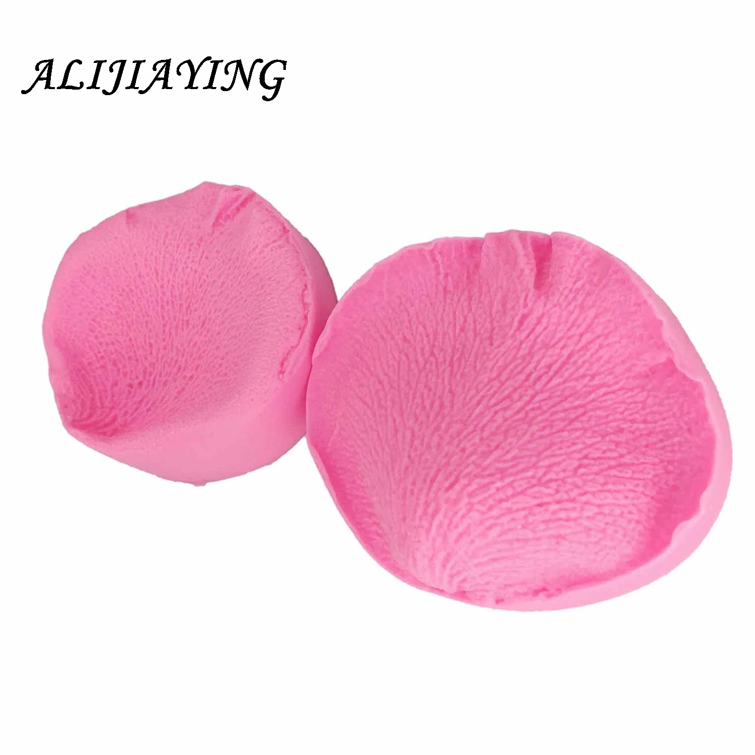 2Pcs/set Big Rose Flower petal Sugarcraft Silicone Fondant Molds Wedding Cake Decorating Tools dessert decorators moulds D1284