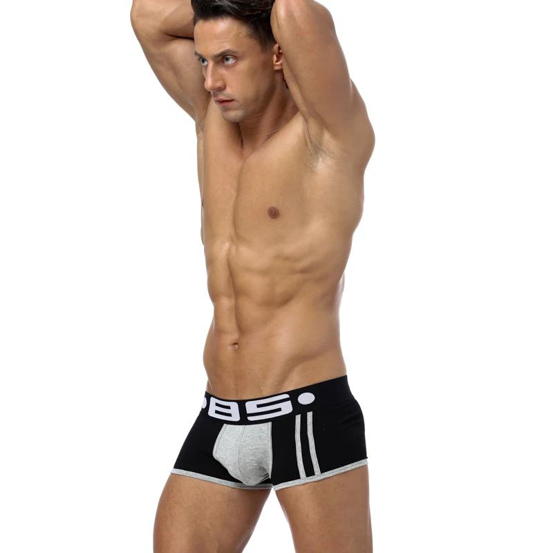 Brand Sexy Men Underwear Men Boxer Trunks Gay Penis Pouch Home Sleepwear High Quality Man Underwear Boxer Short Sleepwear B70