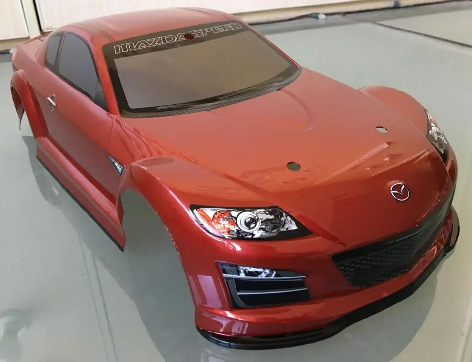 HPI製 マツダ RX-8 1/10 ラジコン用ボディ ドリラジ190mm HPI製 マツダ RX-8 1/10 ラジコン用ボディ ドリラジ190mm