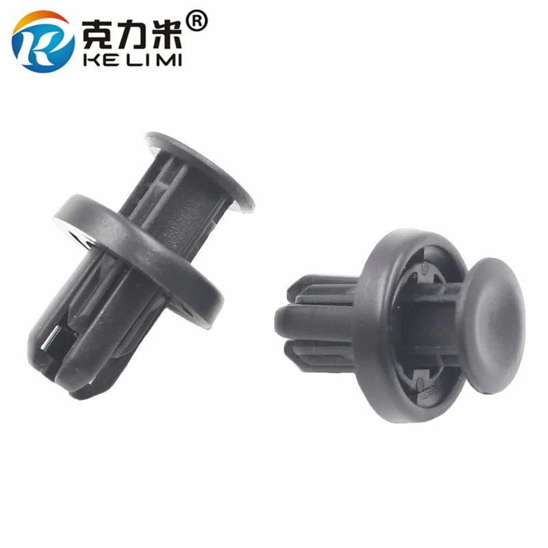 KE LI MI 10mm Front & Rear Bumper hood Fender Splash Guard Retaining clips for honda Push-Type Fastener Rivet