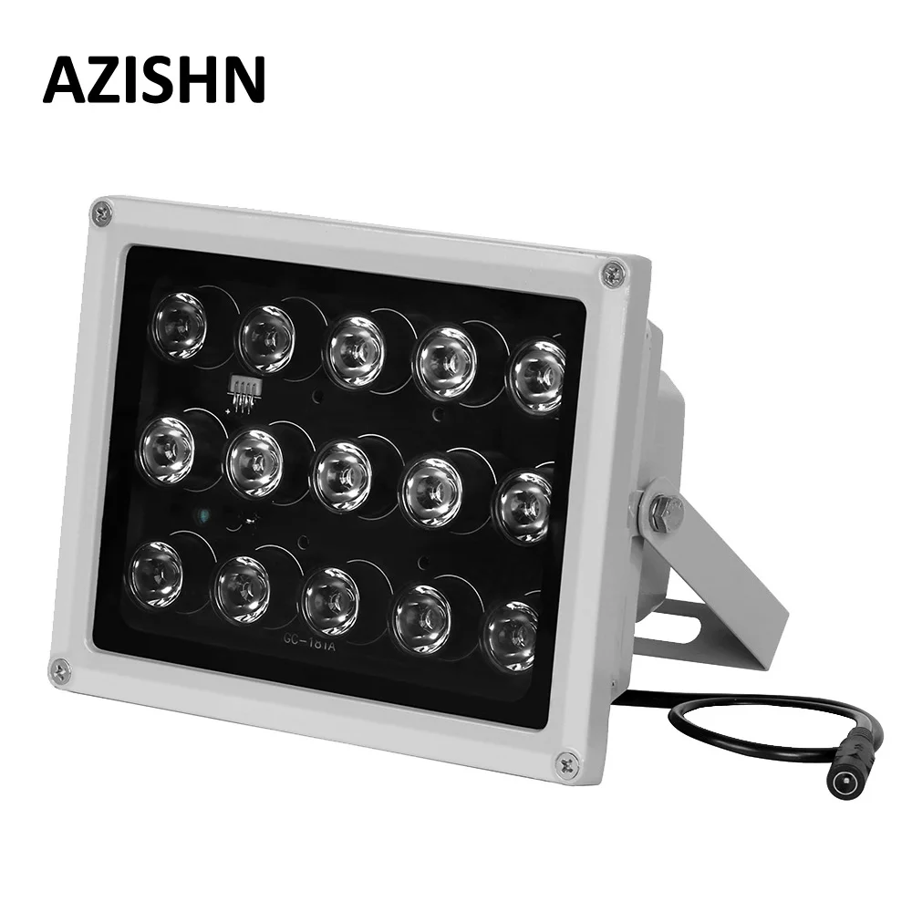 CCTV LEDS 15PCS IR LEDS Array IR illuminator lampa podczerwieni IP66 850nm Wodoodporny noktowizor CCTV Światło wypełniające do kamery CCTV