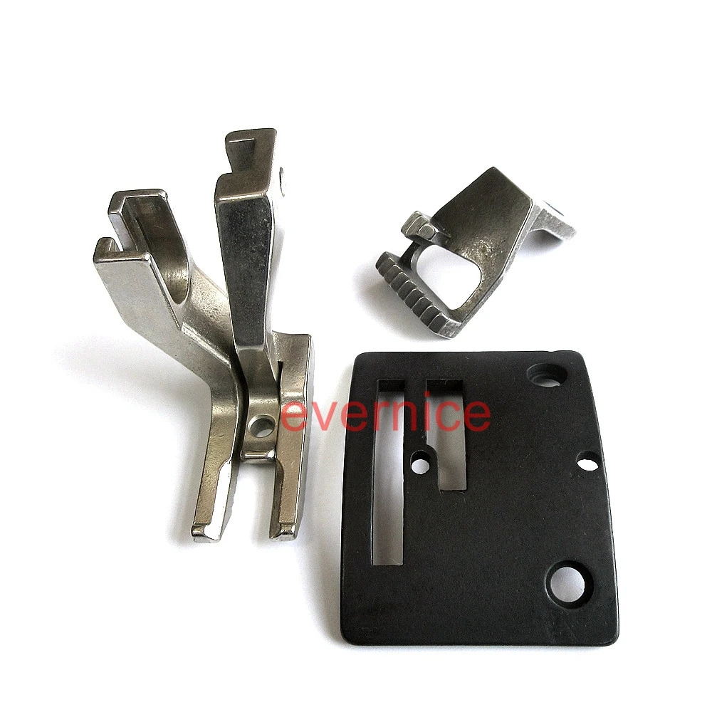 

Throat Plate+Feed Dog+Presser Foot For Juki Tsh-411 Tsu-471 Extra Heavy-Weight Materials