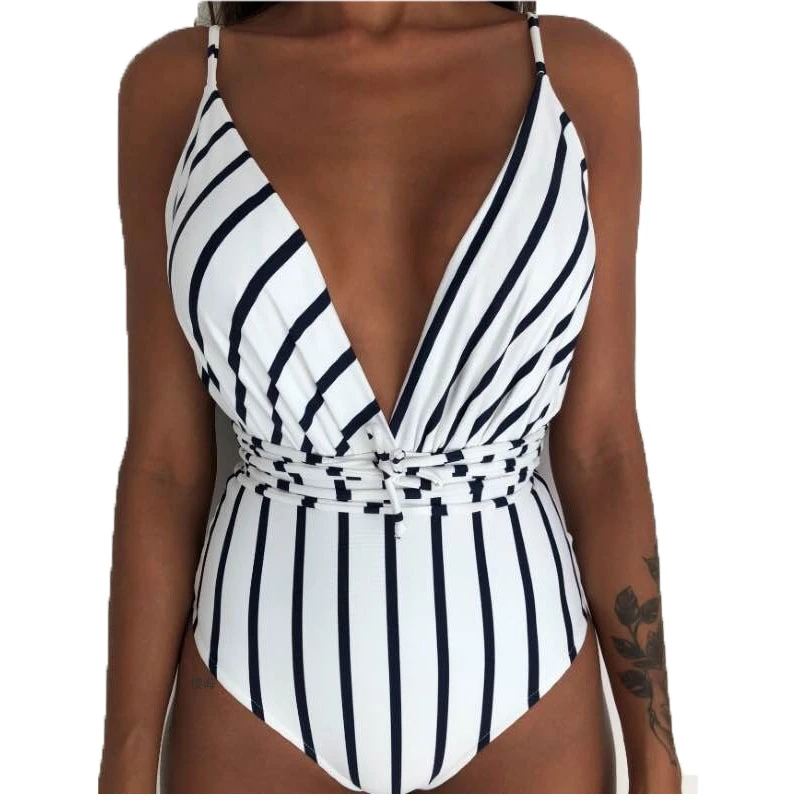 2025 One Piece Swimsuit Monokini S-XXL Plus Size Swimwear Women Badpak Maio Biquini Bikini Trikini Mujer Banador Maillot  Femme