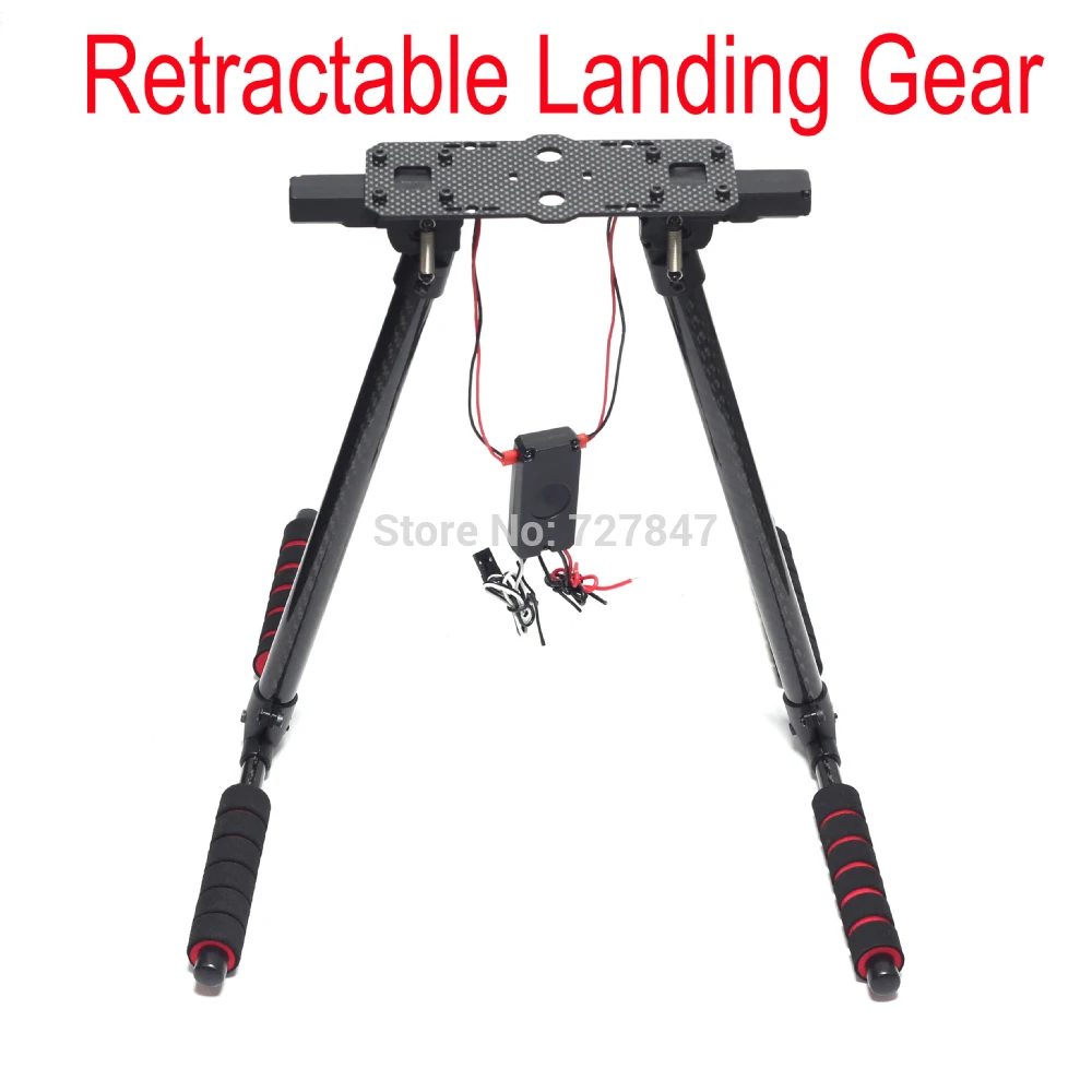 650 Quick Install Retractable Landing Gear Skid Carbon Fiber Best for S500 S550 X500 X550 Tarot650 HML 650 HML650