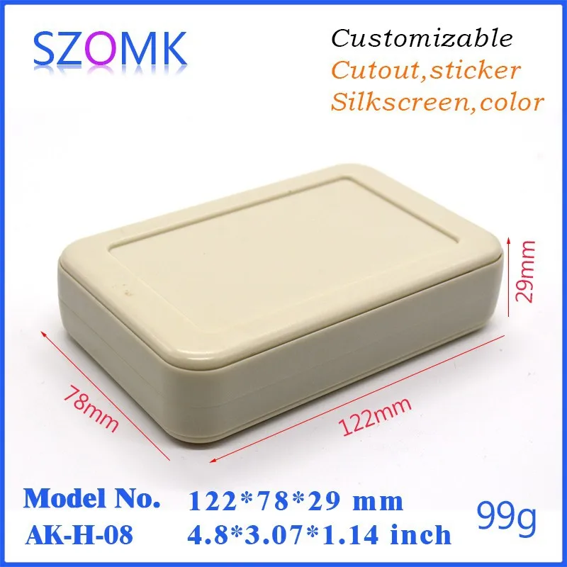 

10Pieces abs plastic electronics enclosure 122*78*29 mm 4.8*3.07*1.14 inch plastic handheld enclosure