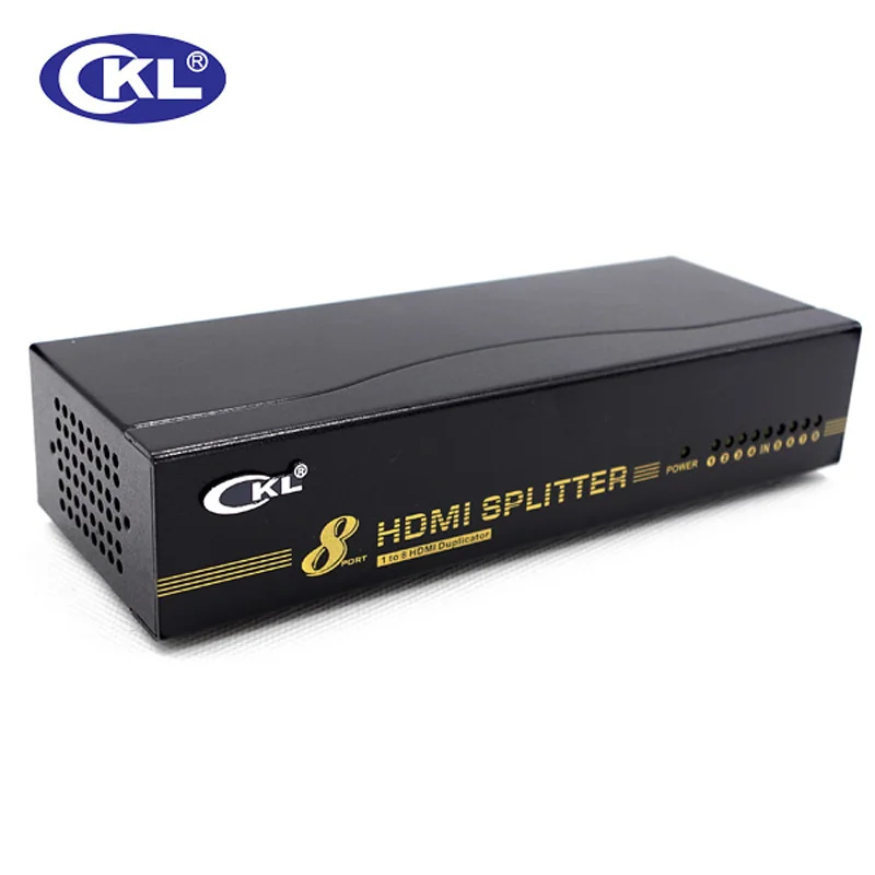 CKL HD-98 عالية الجودة 1*8 8 ميناء مقسم الوصلات البينية متعددة الوسائط وعالية الوضوح (HDMI) دعم 1.4 فولت 3D 1080 وعاء ل شاشة كمبيوتر شخصي HDTV