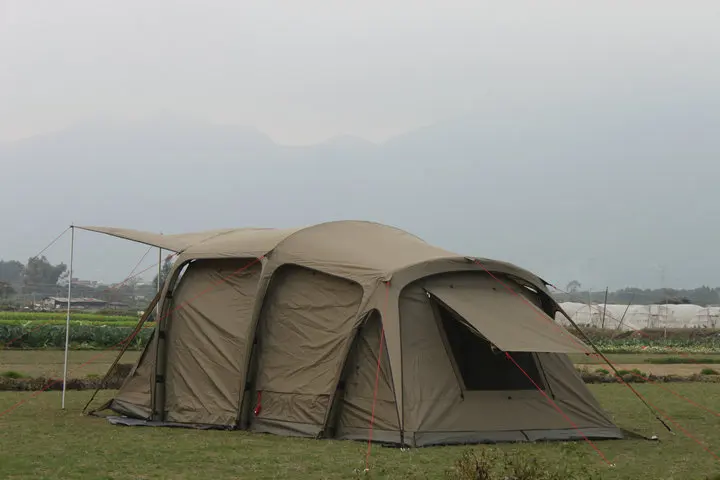 Los Maple outdoor inflatable tent camping without racks air column 5-8-10 people automatic tents drip leak PU 5000+