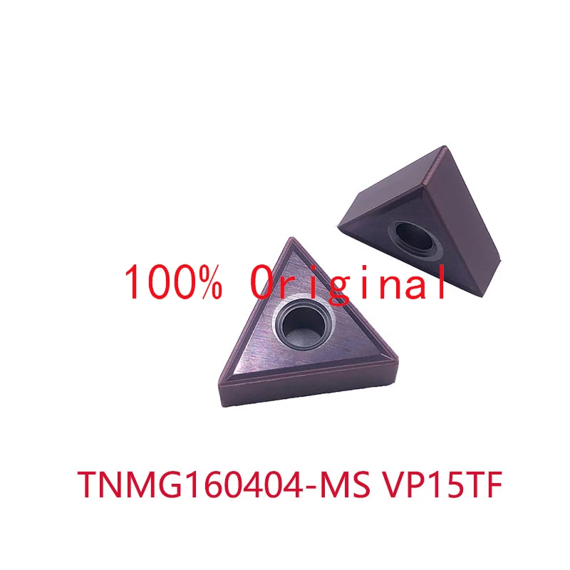 10 Chiếc TNMG160404-MS VP15TF MP735 100% Nguyên Bản Bên Ngoài Dụng Cụ Xoay Carbide Lắp Máy Tiện Dụng Cụ Cắt