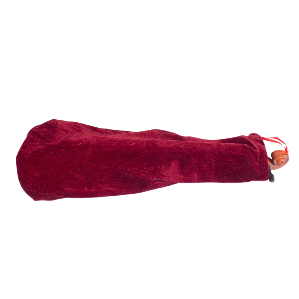 Violin Bag Dust Cover Satin Fabric Protective  With Drawstring For 1/2 1/4  Red Color  Against  Accessories