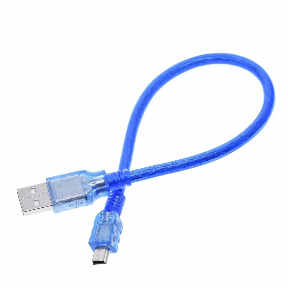 TZT 아두이노 나노 3.0 USB to 미니 USB 케이블, 아두이노용 30cm