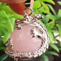 2017 New Arrival Natural Stone Pendant Gem Stone Dragon Pendants Jewelry Quartz Lapis Lazuli Opal Necklaces & Pendants Create