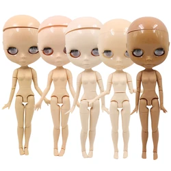 DBS blyth doll toy joint body bald head doll without eyechips, the scalp is loose, scalp without glue 30cm TOY diy