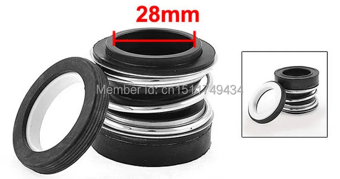 

MB2-28 Ceramic Ring Rubber Bellows 28mm Inner Dia Pump Mechanical Seal