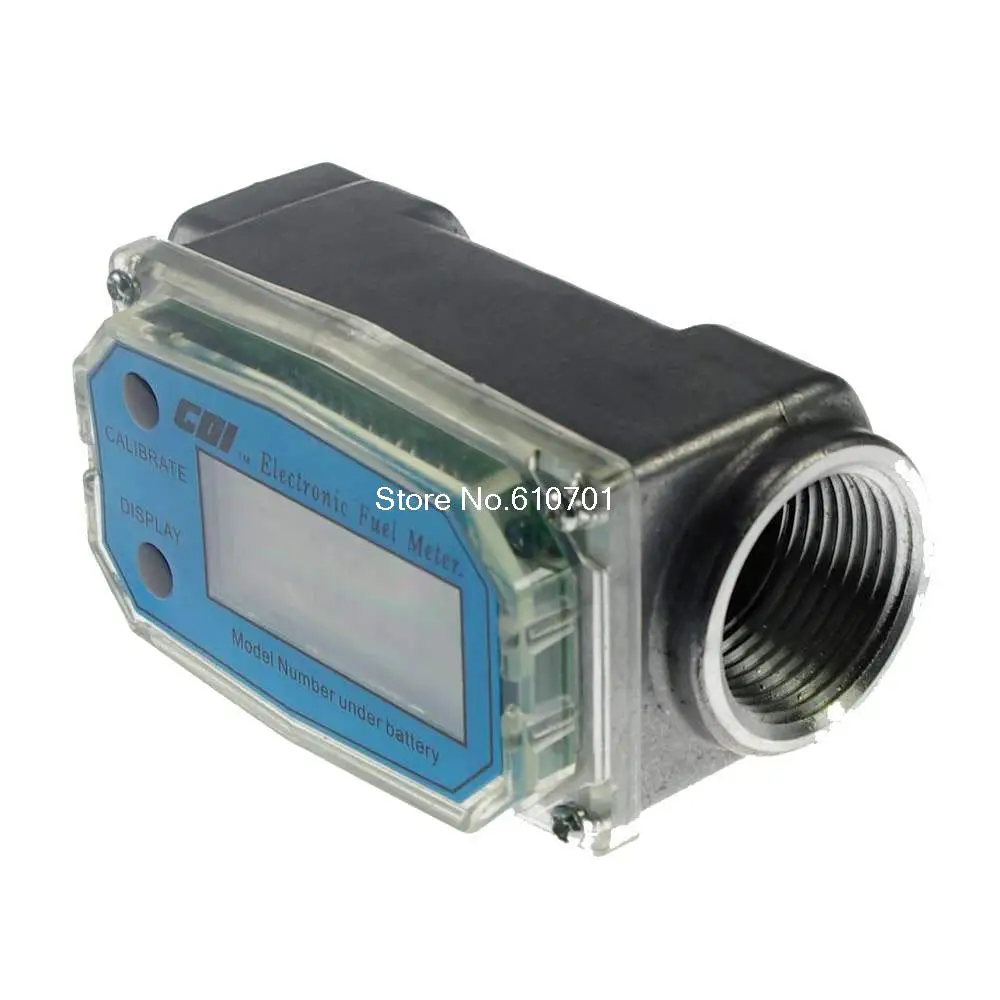 

1" Turbine Flow Meter Aluminum Material NPT Contact Type 5-50 GPM(18.9-190LPM)