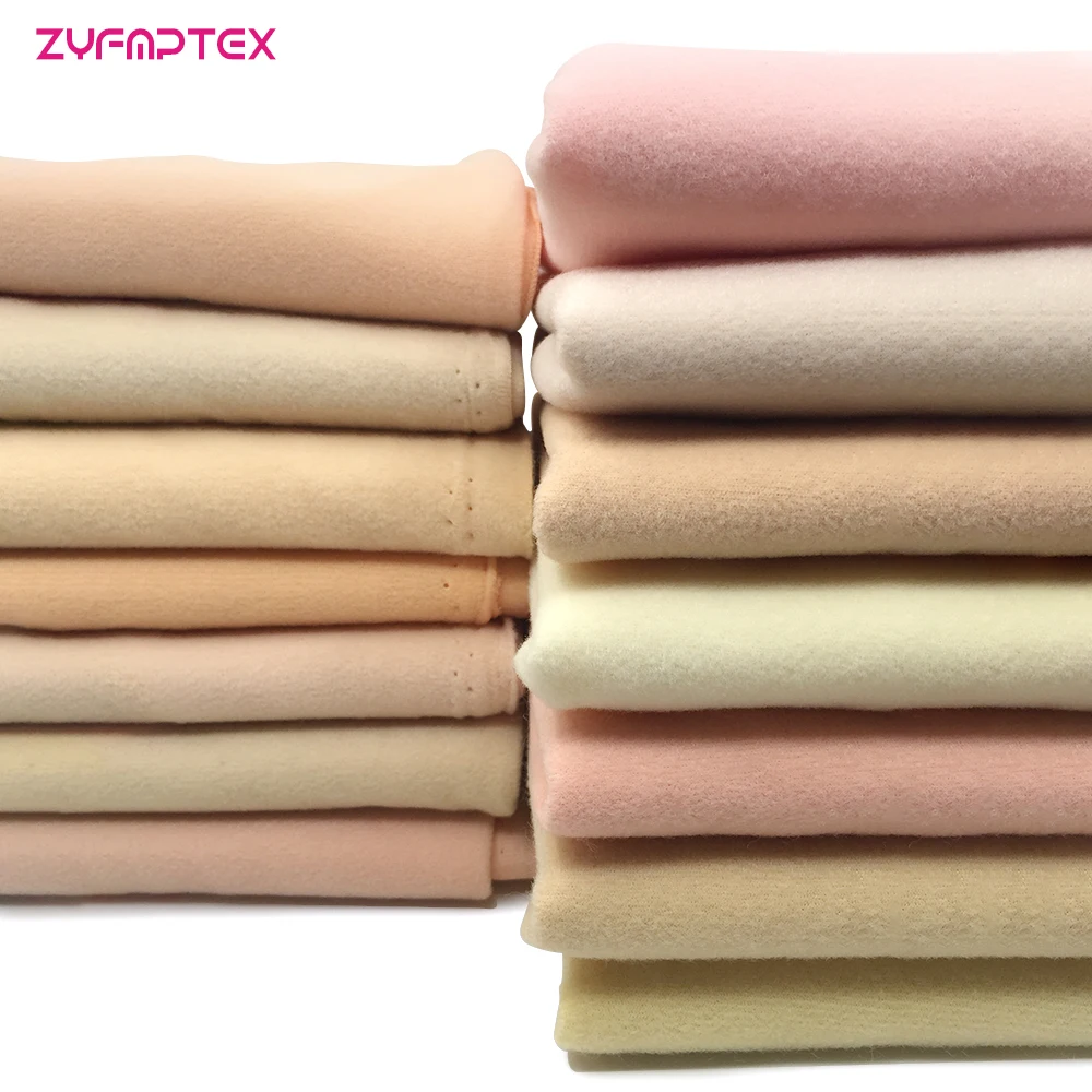 ZYFMPTEX 2019 New Arrival 14 kolorów skóry 100 poliestrowa tkanina polarowa do patchworku Handmade DIY szycie wypchana tkanina tkanina dla lalek