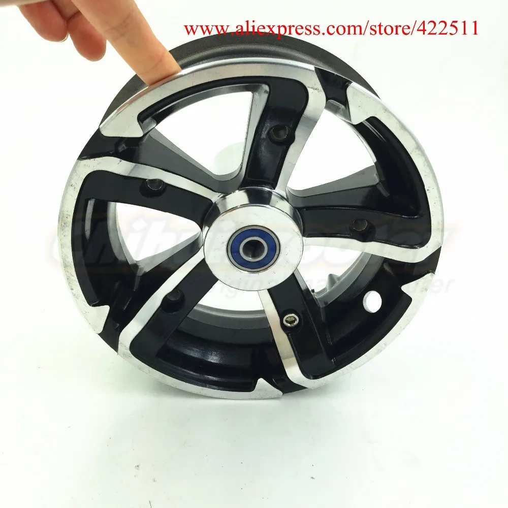 High Quality 6.5inch Aluminium Front Wheel Hub, 6.5inch Scooter Wheel Rim for 12inch Tire Electric Scooter