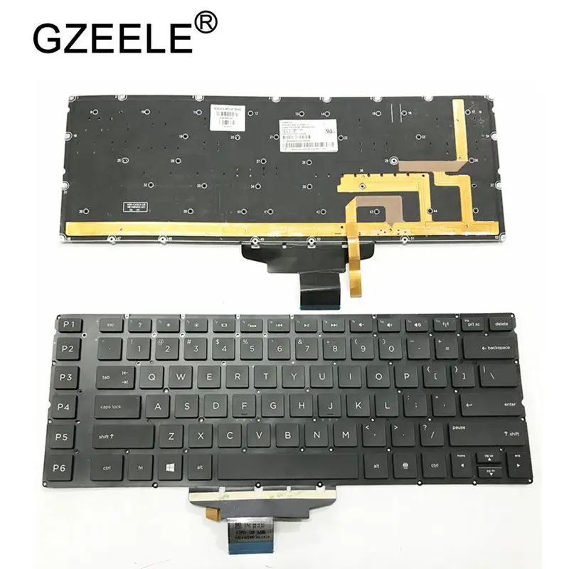 

GZEELE New US English backlit keyboard for HP OMEN 15-5100 15T-5000 15-5100 15-5113DX 15-5250NF 15-5100NF