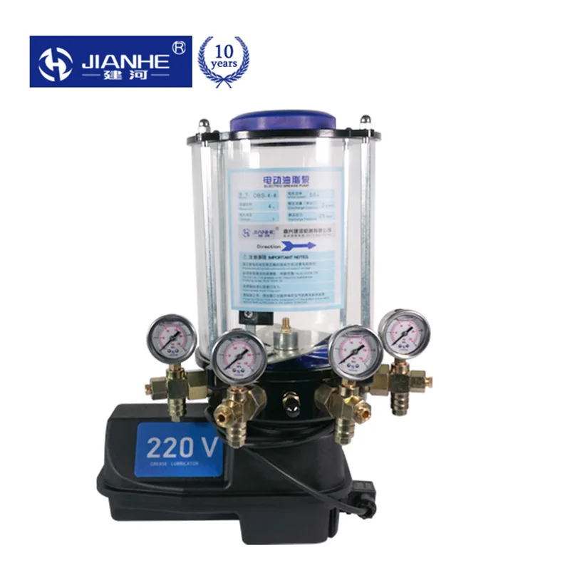 JIANHE 2L/4L/6L DBS Grease Lubrication System/Grease Lubricator For Heavy Machinery/Lubrication System 1-6 Outlet