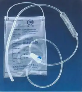 Sac de lavement en plastique pour poulet, sac de lavage intestinal, sac de lavement à domicile, soins médicaux, hôpital, fournitures de pharmacie,