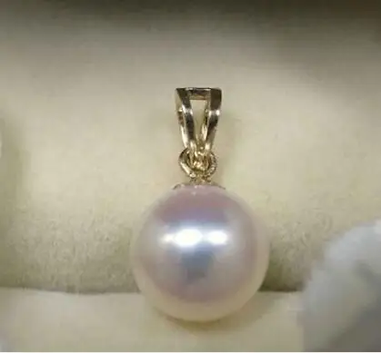 

Free Shipping new hotHOT AAA 10-11MM NATURAL SOUTH SEA GENUINE WHITE PEARL PENDANT NECKLACE new