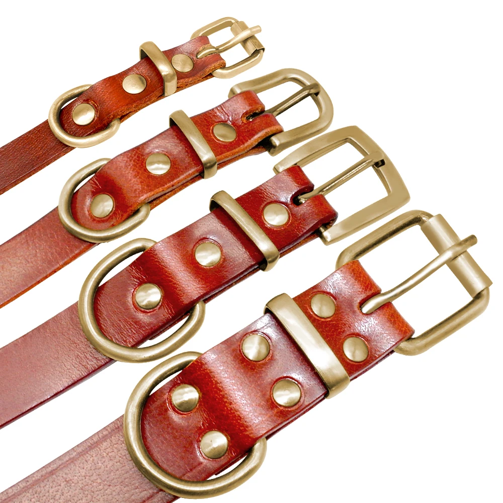 Echtes Leder-Katzenhalsband für kleine und mittelgroße Hunde, personalisiertes Hunde-ID-Halsband, individueller Haustiername und Telefonnummer, kostenlose Gravur – Detail 13