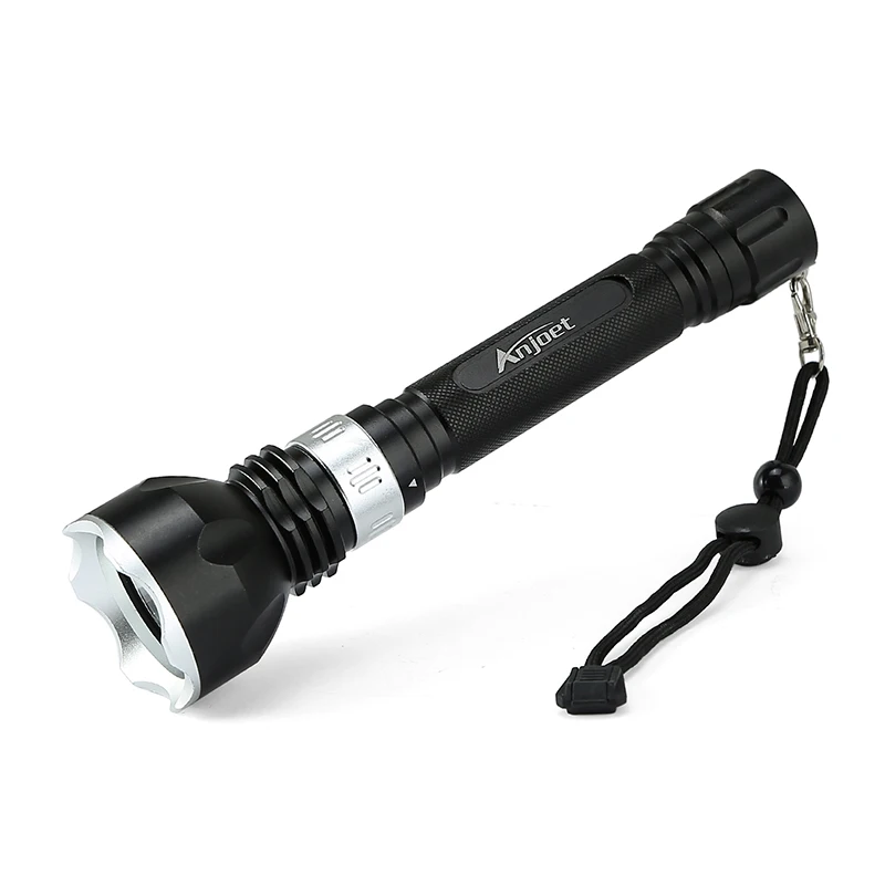 

Anjoet Underwater Diving diver Flashlight Torch XM-T6 led Lamp Waterproof 18650 battery white yellow light For lighting