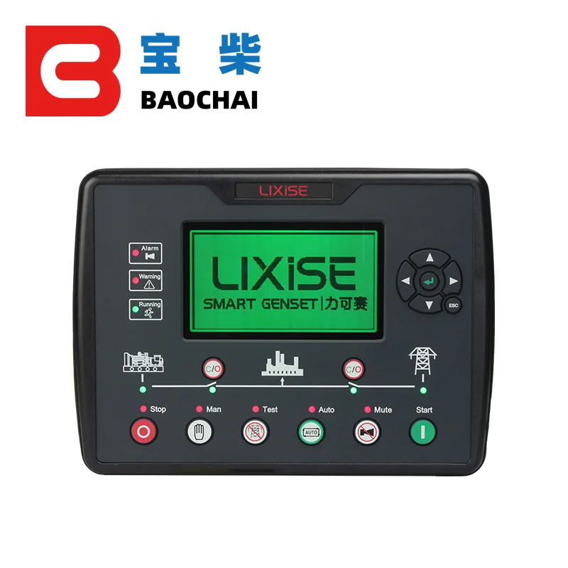 

LIXiSE LXC6120E AMF diesel generator set controller LCD auto start controller genset parts electronic circuit board panel