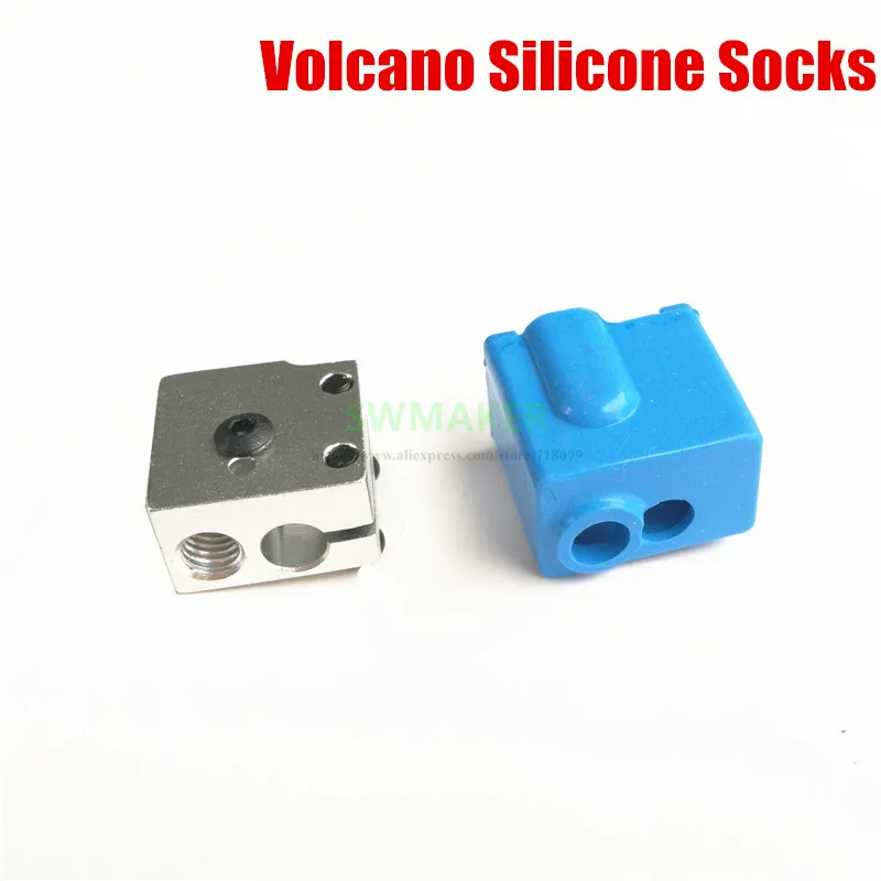 Volcano Silicone Socks Volcano Heater Block for ANYCUBIC Vyper 3D Printer or V6 J-head hotend 3D Printer Parts