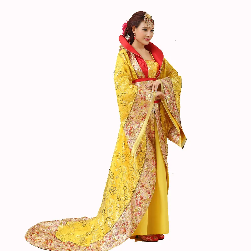 Chinese Han Dynasty Court Dress Dramaturgic Dress Women Ancient Infanta Costume Peri Theatrical Draggle-tail Dress High Quality