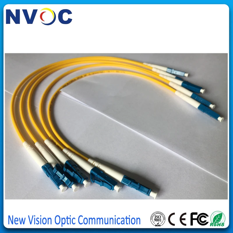 

100Pcs/Lot,Single Mode,G652D,Simplex,0.5M,3.0mm,PVC,LCUPC 0.5M Fiber Optic Jumper,SM SX 0.5M LC-LC/UPC Fiber Optic Patch Cord