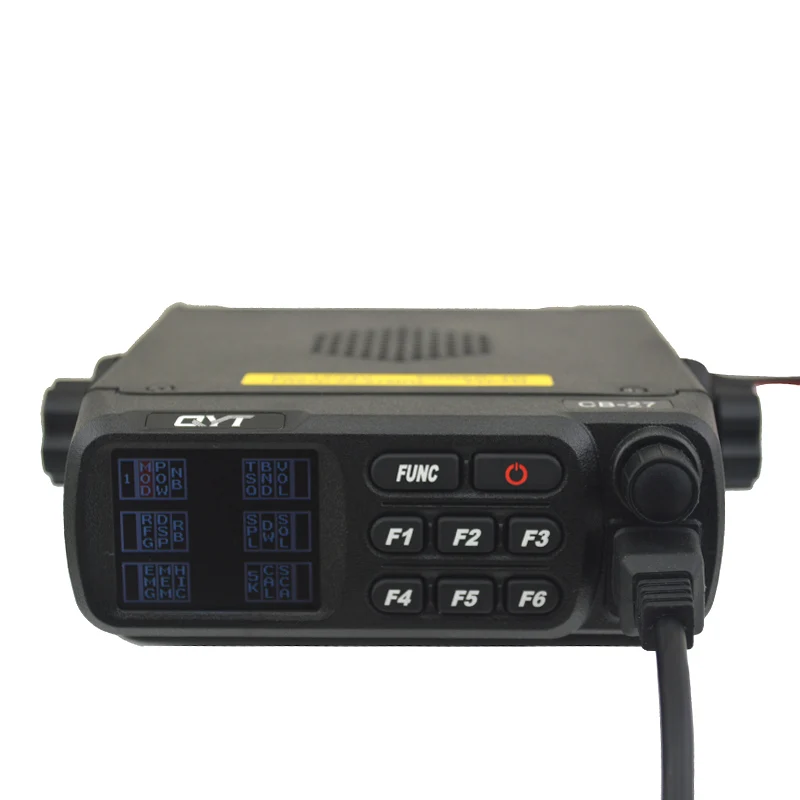 QYT CB-27 CITIZEN BAND ALL European MULTI-NORMS CB Mobile radio Mobile CB Transceiver AM/FM 12/24 4Watts 26.965-27.405MHz