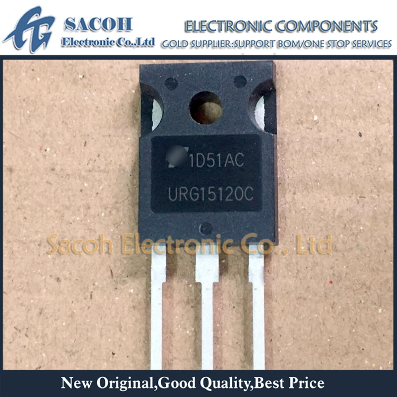 

Refurbished Original 10Pcs/Lot RURG15120CC URG15120C RHRG15120CC RURG15100CC RHRG15100CC TO-247 15A 1200V Ultrafast Dual Diode