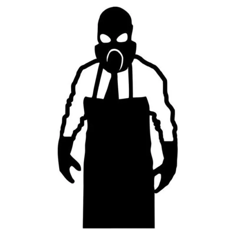 7.7cm*14.2cm Gas Mask Meth Lab Cook Car Styling Car Sticker Vinyl