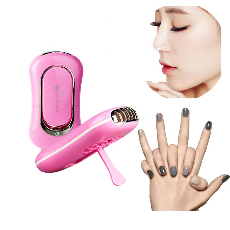 New Mini Fan Nail Dryer Air USB Portable Blower Glue Fast Dry False Eye Lash Extension Mascara Fake eyelash Dryer Makeup Tools