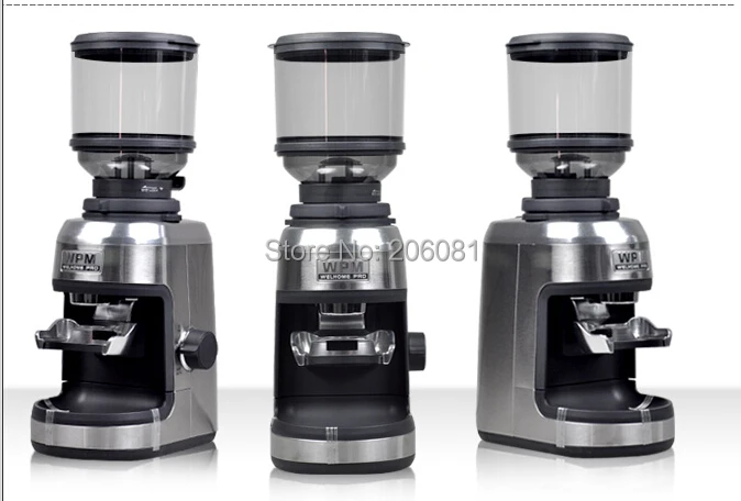 Professional commercial Welhome Espresso conical burr Grinder ZD-17N WPM-PRO Conical Burrs Lampu LED coffee mill