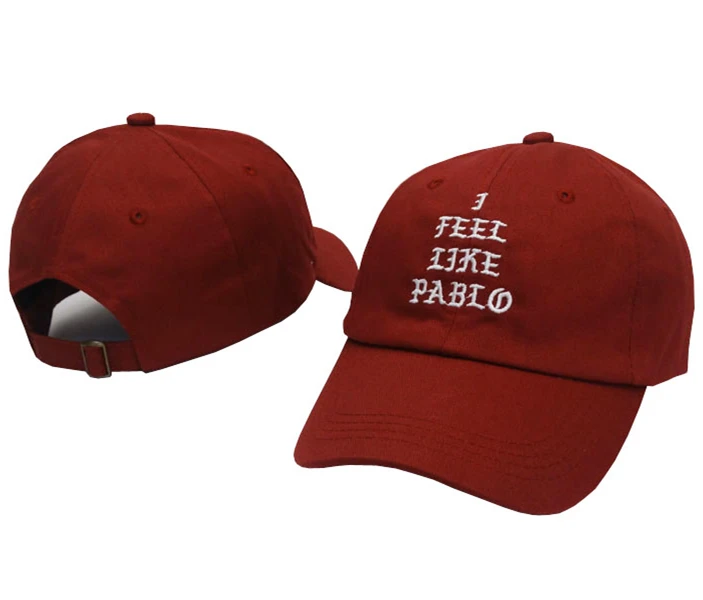 

Kanye West Brand I feel like pablo Fashion Golf Swag Cap Pray Palace Dad Hat Sun Cotton Women and Men Baseball Cap Snapback