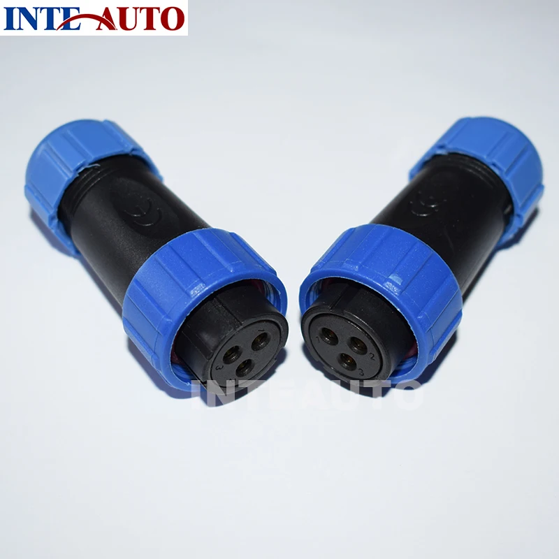 male connector, 3 pin connector Waterproof male plug with female contacts,SP2110/S3