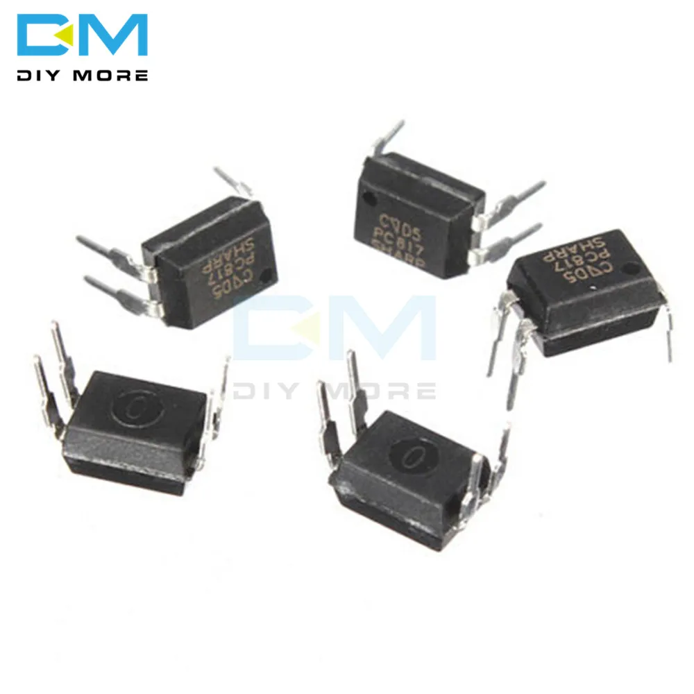 50pcs 4 DIP 광 커플러 PC817 817 PC817C EL817C LTV817 PC817-1 고밀도 장착 유형 Photocoupler