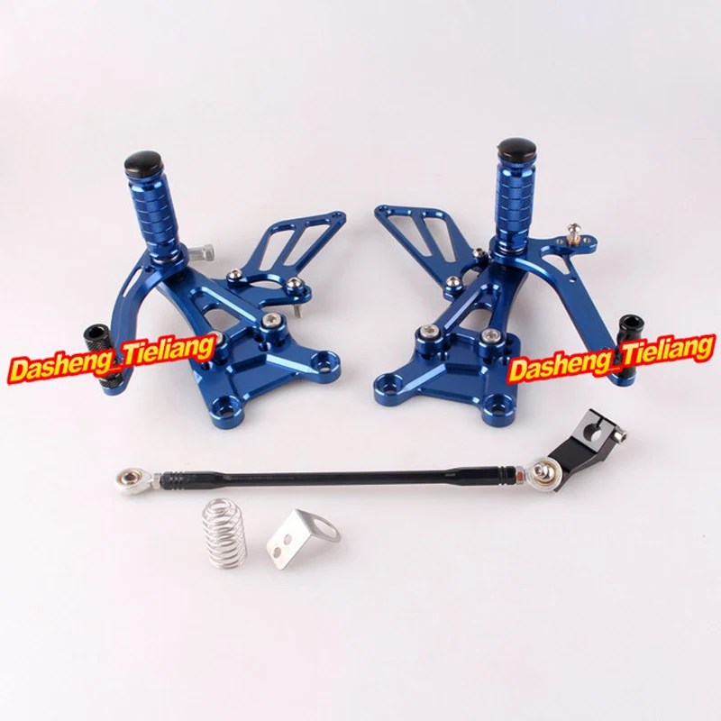 

1Pair Motorcycles Adjustable Shift Brake Rear Set Footpegs Foot Rest Peg For Honda CBR600 F4i Aluminum Alloy