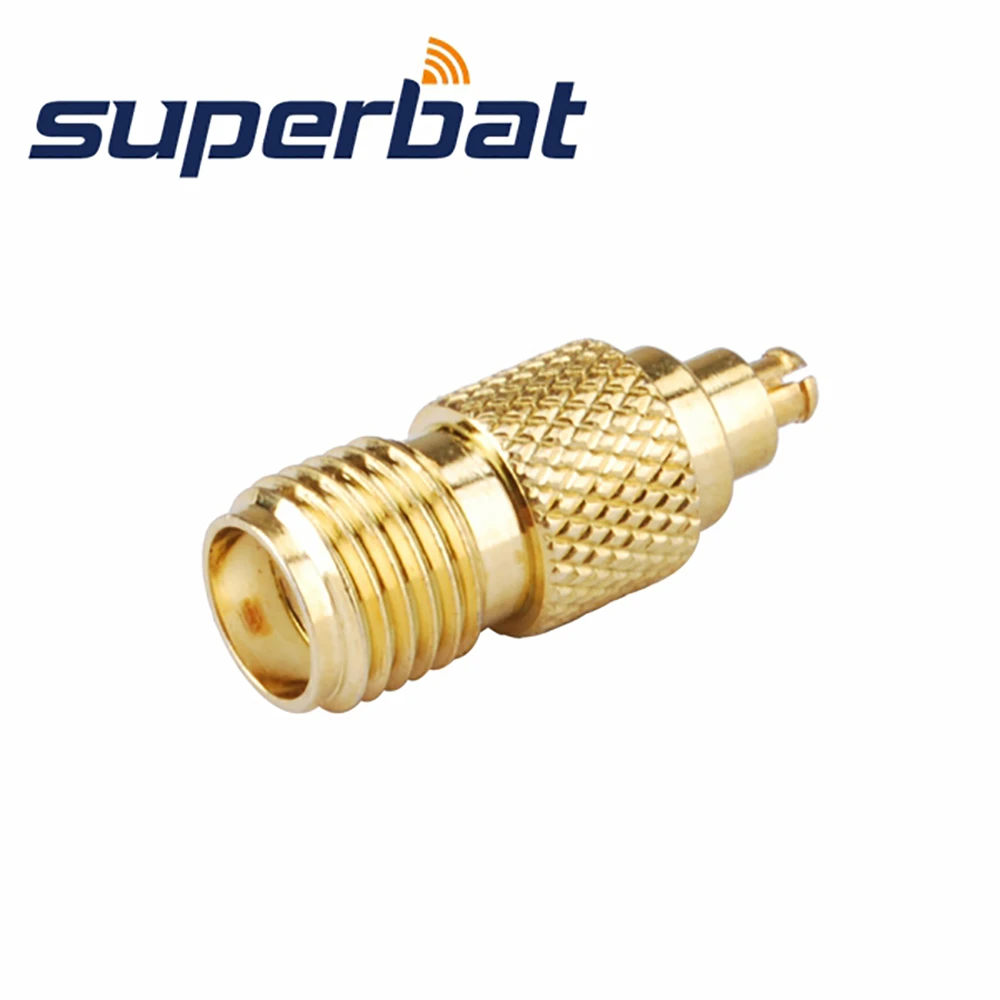 

Адаптер Superbat SMA-MC-Card, прямой Коаксиальный RF-разъем с гнездом SMA на гнездо MC-разъем
