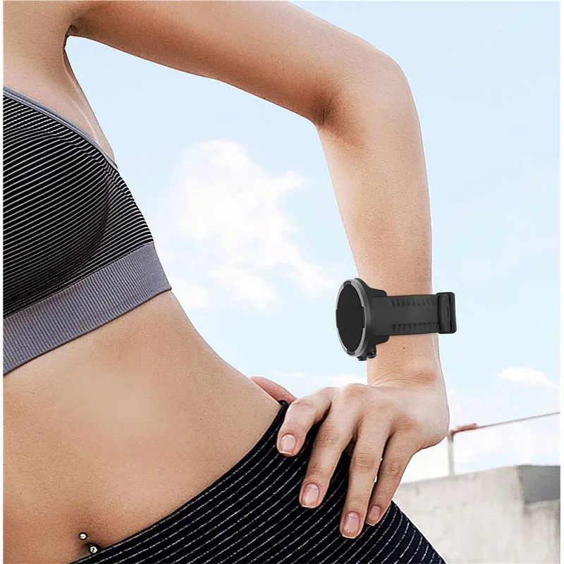 새로운 야외 스포츠 실리콘 교체 시계 밴드 손목 스트랩 팔찌 Suunto 9 스파르타 스포츠 손목 HR Baro Smartwatch 스트랩