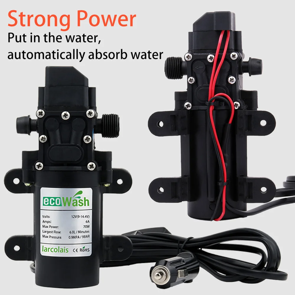 Car Washer Gun Pump12V High Pressure Cleaner Care Electric Washing Machine Auto Car Wash Maintenance Tool Accessories