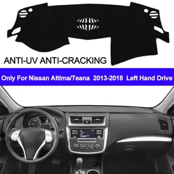 TAIJS Car Dashboard Cover Dash Mat Dash Pad Carpet ANti-UV NON-Slip For Nissan Teana Altima L33 2013 2014 2015 2016 2017 2018